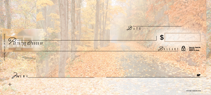 Scenic Americana Check