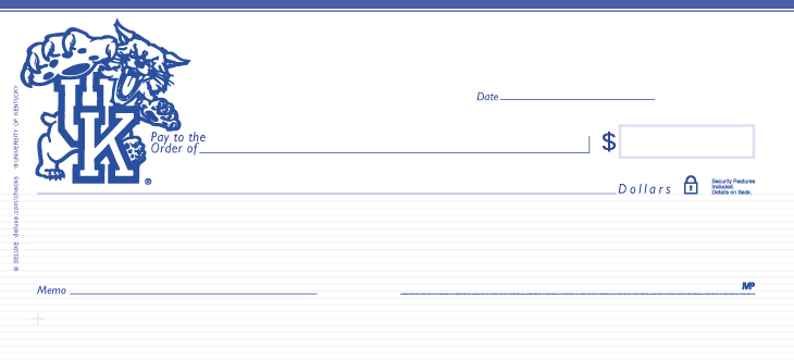 University of Kentucky Check